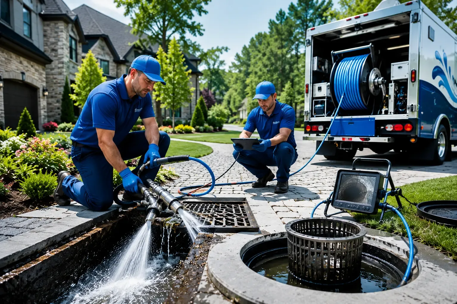 Local outdoor drain cleaning professionals in La Coste, TX